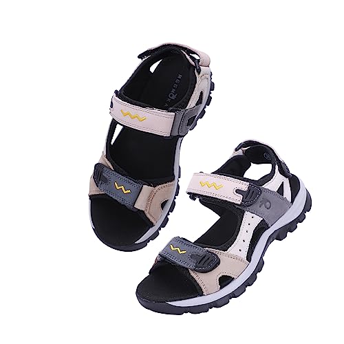 Damen Sportliche Sandalen Offene Zehe Wandern Outdoor Sandalen Sport Casual Strand Sandalen,Schwarz,36 von MGGMOKAY