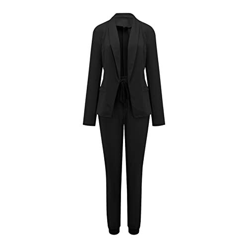 Blazer Damen Große Größe Anzugjacke Business Pullover Lässige Anzüge Bolero fit Blazerjacke Große Größen Leinenhemd Wärmer Kurzarmshirt Langarm Business Blazer Leicht Modern Tunika Winter Büro von MGSFGlk