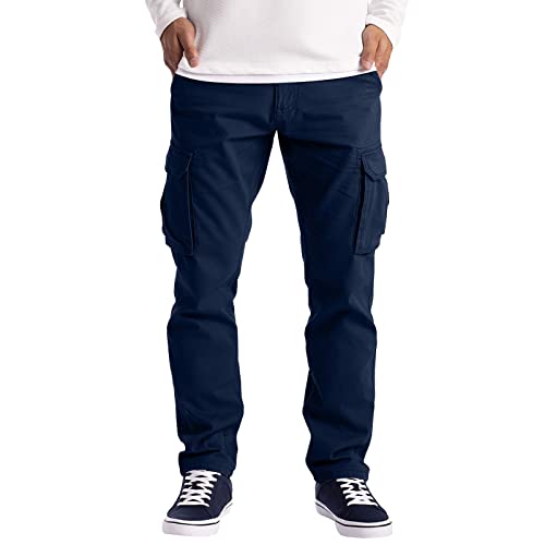 Chino Hose Herren Cargo Hosen Baggy Freizeithose Winter Jogging Hose Passform Laufhose Stretch Atmungsaktiv Trainingshose Relaxed Activewear Leichte Sporthose Fit Sweathose Lang Hose fur Männer von MGSFGlk