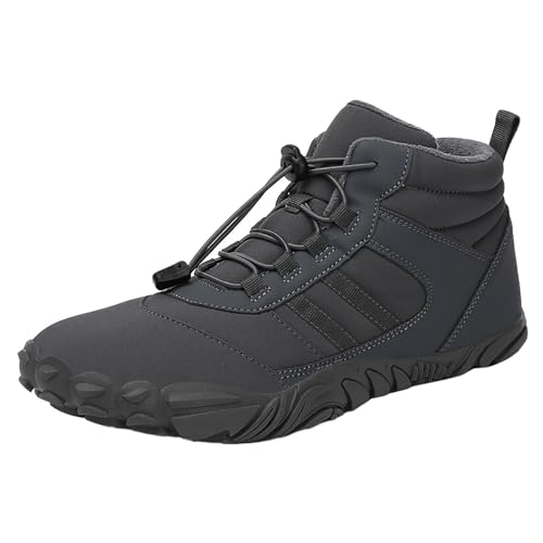 MGSFGlk Barfußschuhe Herren Barfuss Schuhe Trocknend Barfuß Sneaker Atmungsaktive Walkingschuhe Trail Laufschuhe Warm Lässige Pantoffeln Weit Winter Glamour Winterstiefel Schnell Schuhe Wandern von MGSFGlk