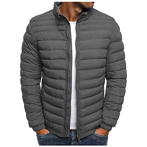 MGSFGlk Herren-Jacken Softshell Jacke Elegant Ski-Jacken Leichte Outdoorjacke Lange Ärmel Funktionsjacke Lang Atmungsaktiv Parka Jacke Winter Herbst Lightweight Winterparka Extra Dick Weste Outdoor von MGSFGlk