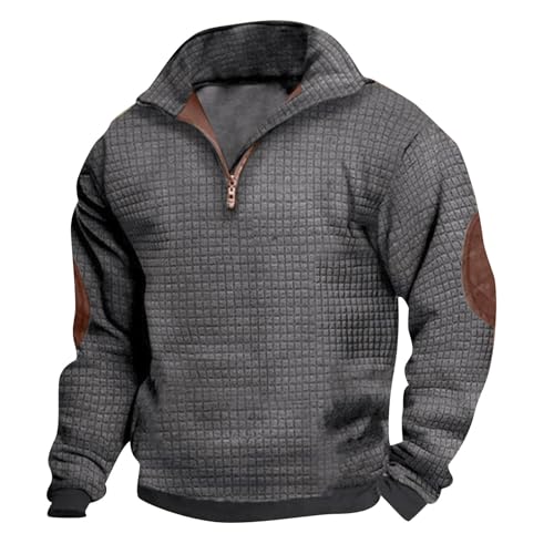 MGSFGlk Pullover Herren Dünne Sport Style Kapuzenpulli Locker Pullover Übergroße Cardigan Sweatjacke Print Coat Winter Sweater Motiv Sweatshirt Baggy Kapuzenjacke Sport Trainingsjacke Fitness von MGSFGlk