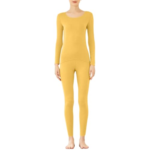 Thermowäsche Set Damen Funktionsunterwäsche Sets Atmungsaktiv Unterwäsche Elastische Ski Unterwäsche Set Flexibel Skiunterwäsche Set Warm Lang Skiunterwäsche Thermo Für Joggen, Skifahren,radfahren von MGSFGlk