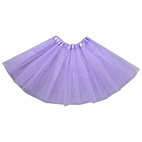 Tutu Rock Damen Petticoat 3 or 5 Lagen Tüllrock Kurz Unterrock Dehnbaren Ballett Petticoat 50er Jahre Rockabilly Mini Skater Stretch Retro Vintage Ballkleid Ballett Tanzkleid Abendkleid von MGSFGlk