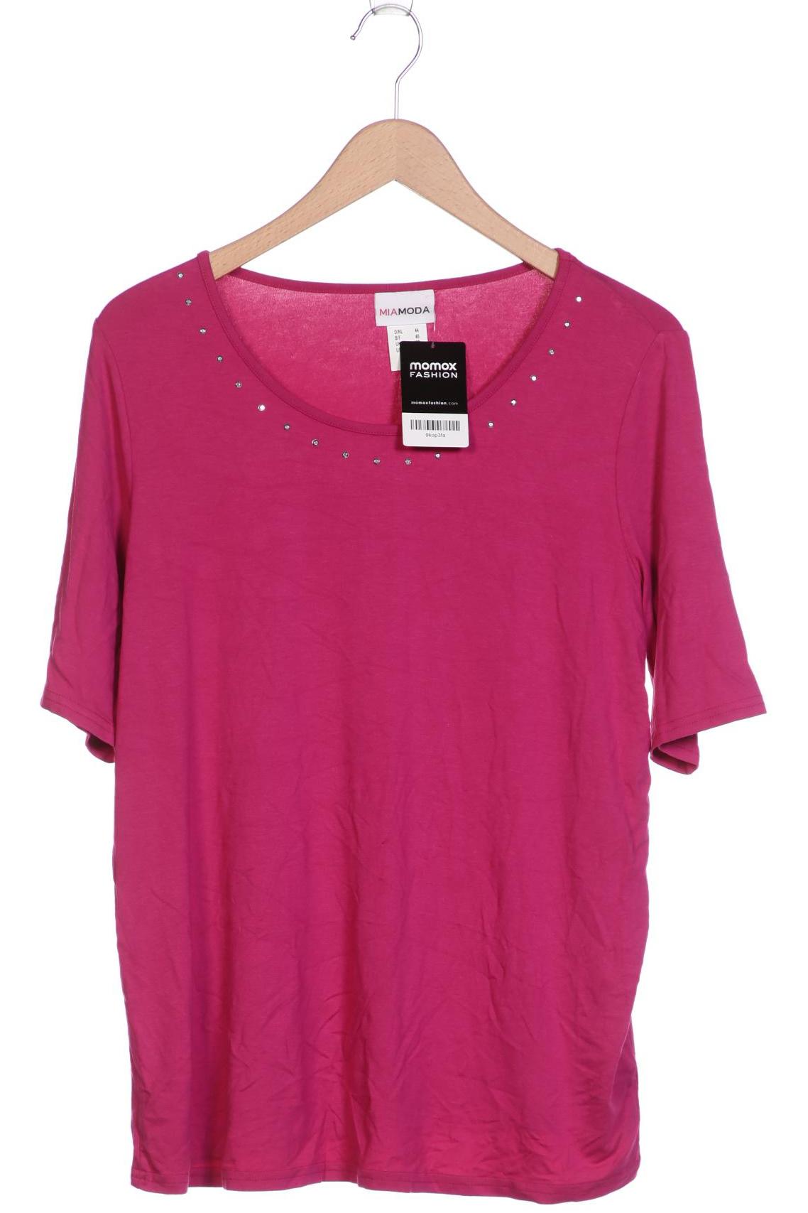 Miamoda Damen T-Shirt, pink, Gr. 44 von MIAMODA