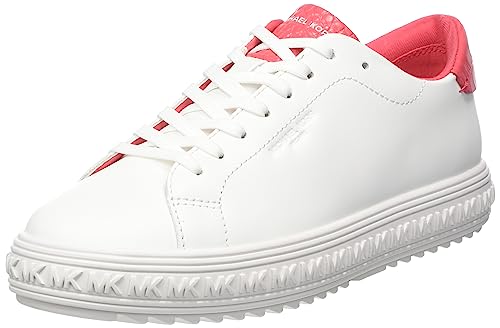 MICHAEL KORS Damen Grove LACE UP Sneaker, Geransium, 41 EU von MICHAEL KORS