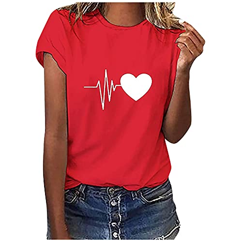 BöHse Onkelz T Shirt Articlezz Partner Pyjama Weihnachten Figurformendes Miederkleid Blusen Kinder Hemden 5XXXXXL T-Shirt Oxbow Pullover Damen Anstaltsleitung BVB DüNner Damen(a-Rot,XL) von MICKURY