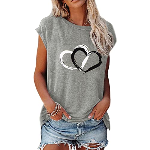 MICKURY mit Hemdkragen Herren Cropped Damen Alegra blusen Onesie Sepultura t-Shirt Stars Elegante s.Oliver Under Pullover top Gear 90s Tank Sport bergmensch einärmelige(XL,A2-Grau) von MICKURY