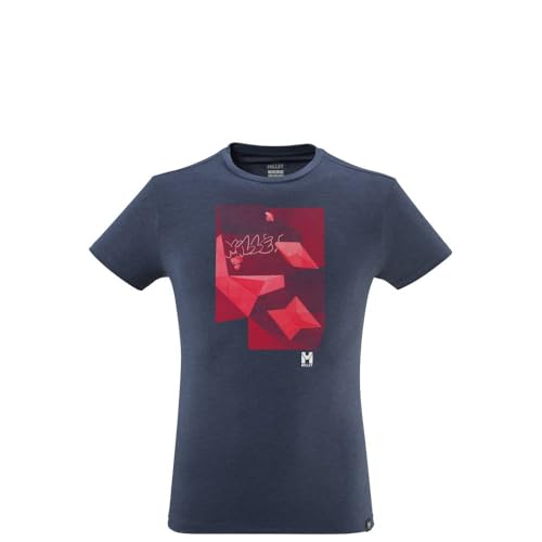 MILLET Herren Granit TS SS M T-Shirt, Blau (neues Logo), L von MILLET