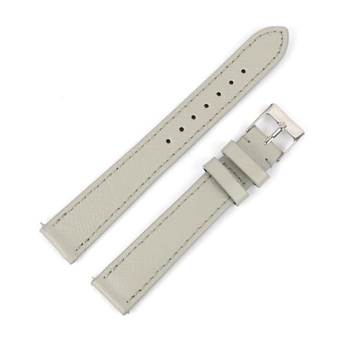 MILNBJK Jeniko Kalbsleder-Armband, 12–22 Mm, Modisches Handgefertigtes Palmenmuster, Echtes Lederarmband For Männer Und Frauen, Länge 18/20/22 Cm (Color : Gray, Size : 12MM_L-130 90MM) von MILNBJK