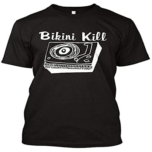 Bikini Kill Logo T Shirt-American Punk Rock Music Riot Grrrl Feminist L7 Slits Black Size XL von MINGLING