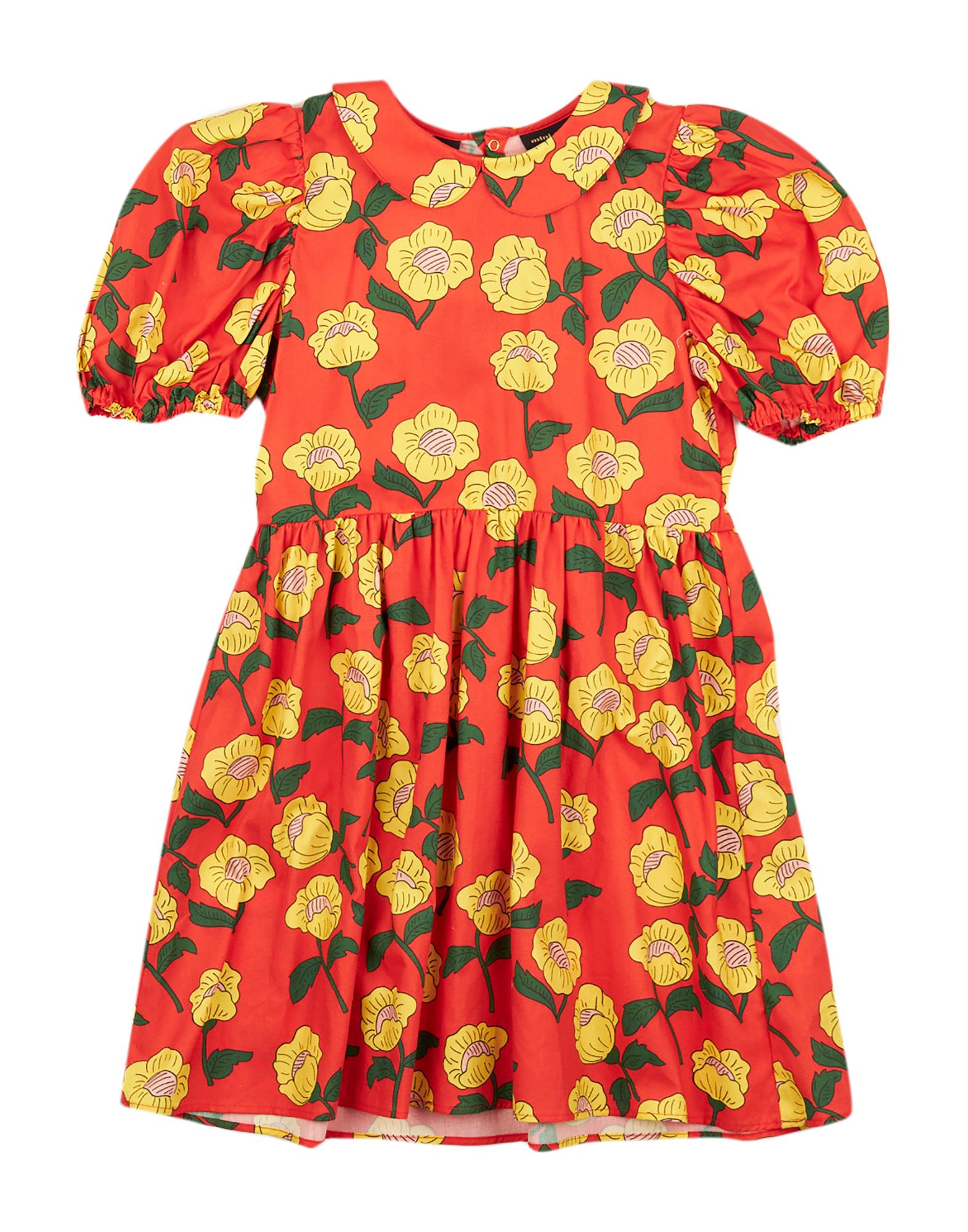 MINI RODINI Kinderkleid Kinder Tomatenrot von MINI RODINI