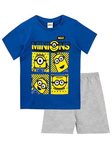 MINIONS Jungen Schlafanzug Despicable Me Blau 128 von MINIONS