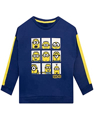 MINIONS Jungen Sweatshirt Blau 110 von MINIONS