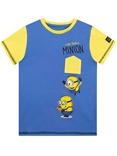 MINIONS Jungen T-Shirt Blau 140 von MINIONS