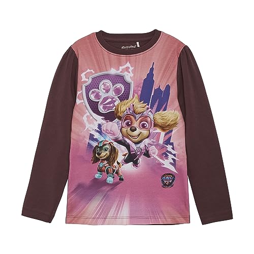 MINYMO Mädchen Langarm T-Shirt mit PAW Patrol Druck von MINYMO