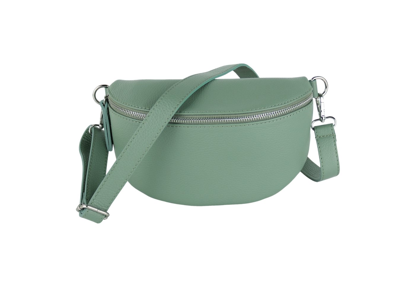 MIRROSI Bauchtasche Damen, Echtleder, Leder, Made in Italy, Umhängetasche, Brusttasche, (Schultertasche für jeden Anlass (1 Tasche & 1 Gurt), 3 Größen auswählbar), Crossbody Bag, Damen Taschen verstellbaren Schulterriemen von MIRROSI