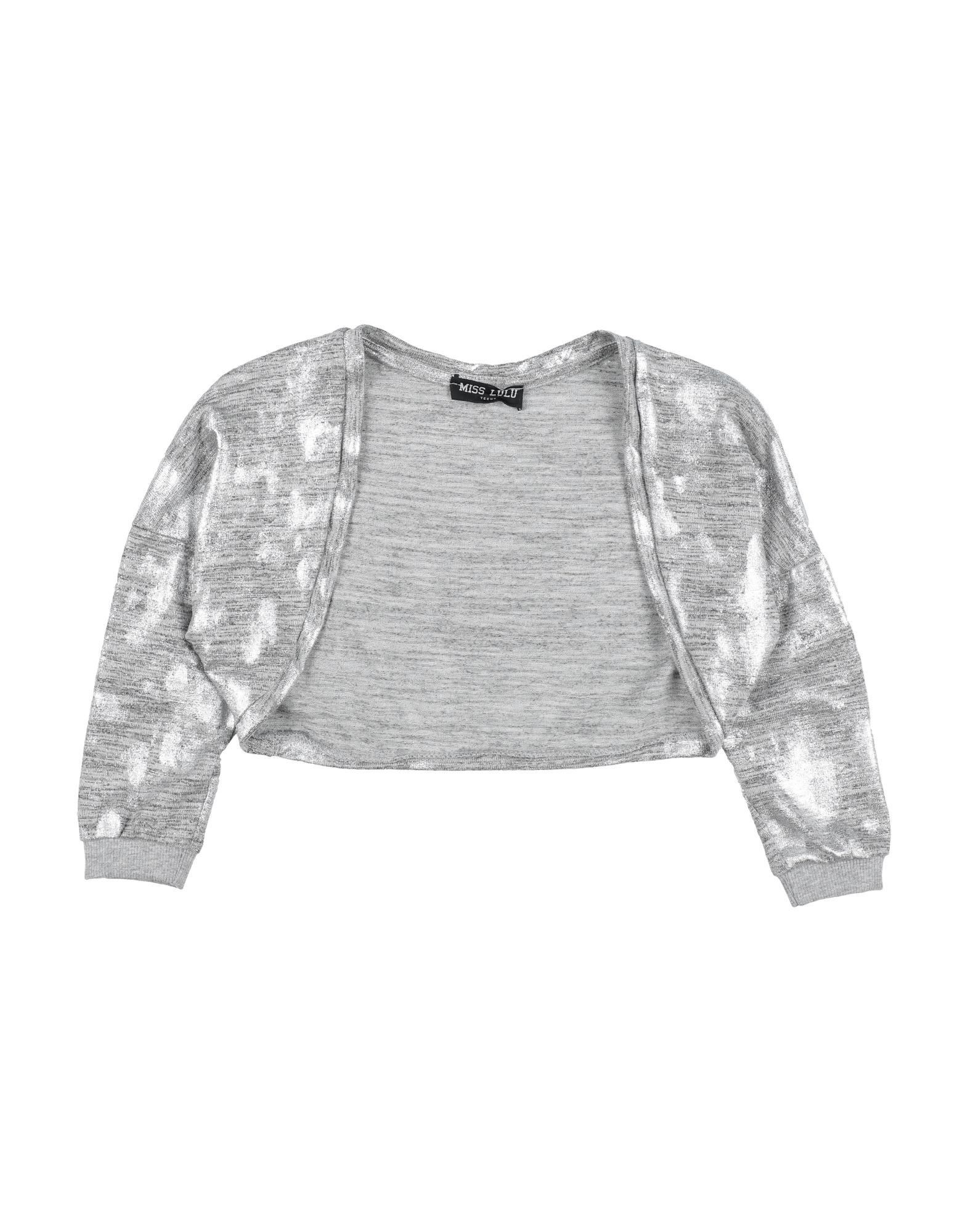 MISS LULÙ Wickelpullover Kinder Silber von MISS LULÙ