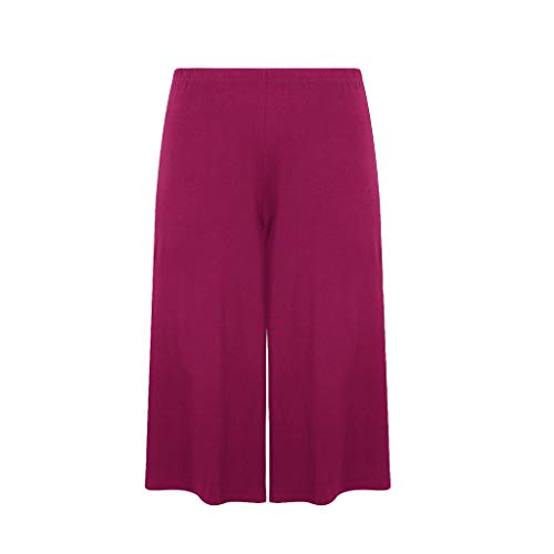 MISS 'N' MAM Damen-Culottes aus weichem Jersey, Standard- und Übergrößen 42-54 Gr. 48, kirschrot von MISS 'N' MAM