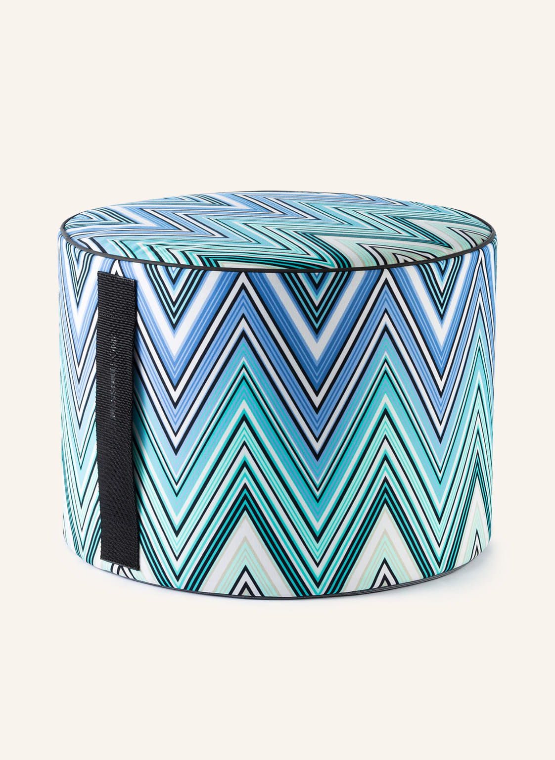 Missoni Home Pouf Kew blau von MISSONI Home