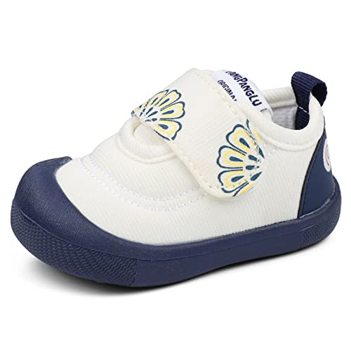 MK MATT KEELY Baby Schuhe Junge Mädchen Lauflernschuhe Kinderschuhe Weiche Sohle rutschfeste Leichte Turnschuhe 0-3 Jahre,Navy,20.5EU(CN17) von MK MATT KEELY