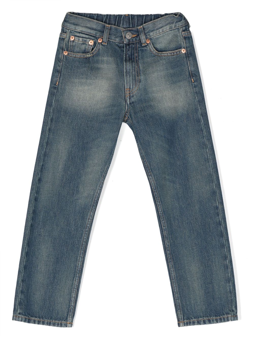 MM6 Maison Margiela Kids Jeans mit geradem Bein - Blau von MM6 Maison Margiela Kids