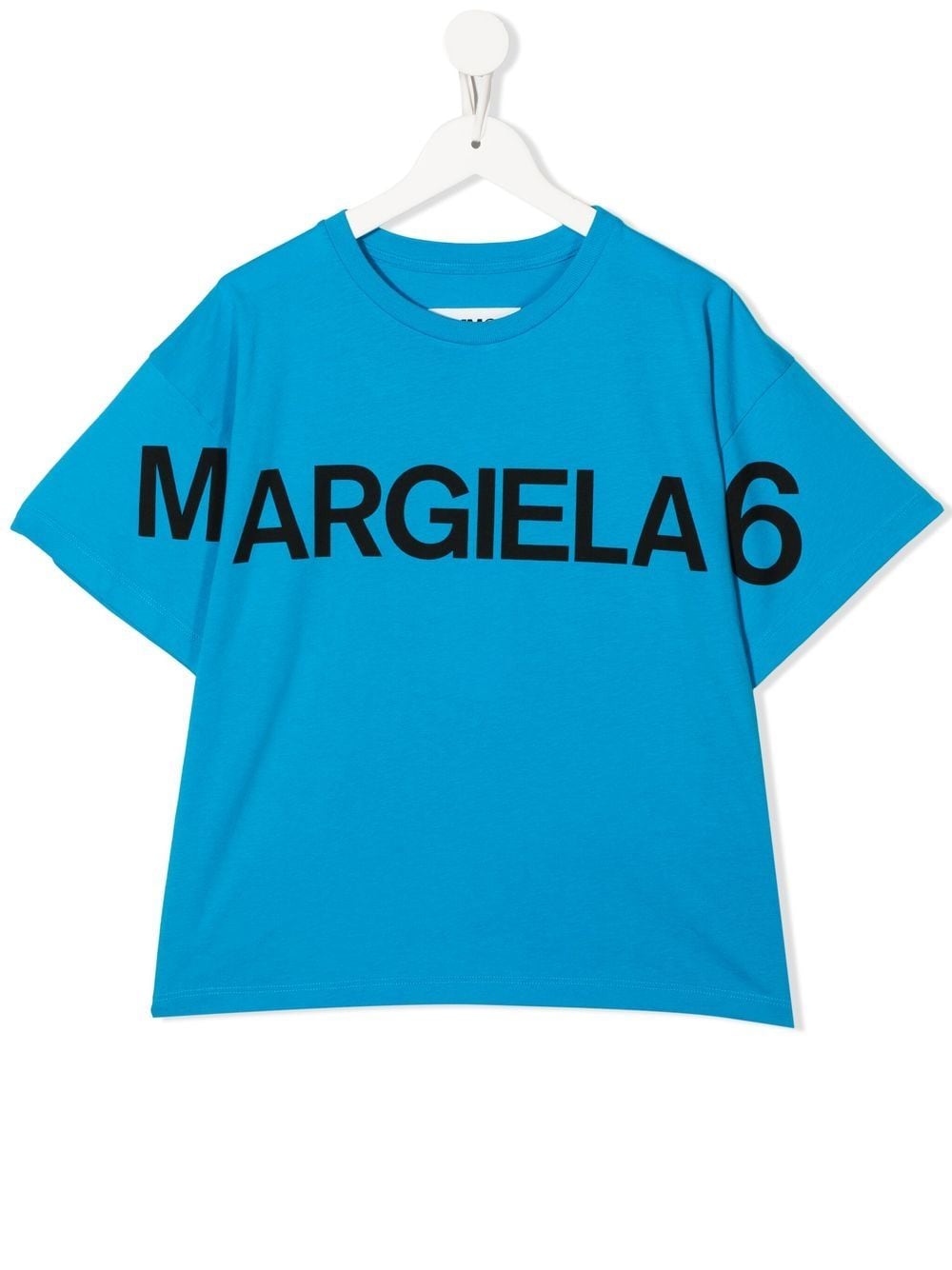 MM6 Maison Margiela Kids T-Shirt mit Logo-Print - Blau von MM6 Maison Margiela Kids