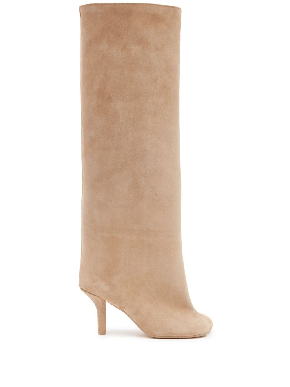 MM6 Maison Margiela Anotomic slip-on suede boots - Nude von MM6 Maison Margiela