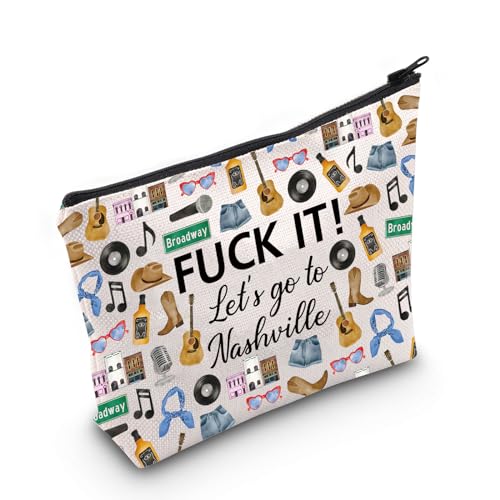 Nashville Kosmetiktasche, Nashville, Reisegeschenk, Nashville-Reisetasche, Mädchen, Ausflug nach Nashville, Geschenk für sie, Gehen Sie nach Nashville, Medium Nashville Kosmetiktasche, Nashville, Reisegeschenk, Nashville-Reisetasche, Mädchen, Ausflug nach Nashville, Geschenk für sie, Gehen Sie nach Nashville, Medium von MNIGIU