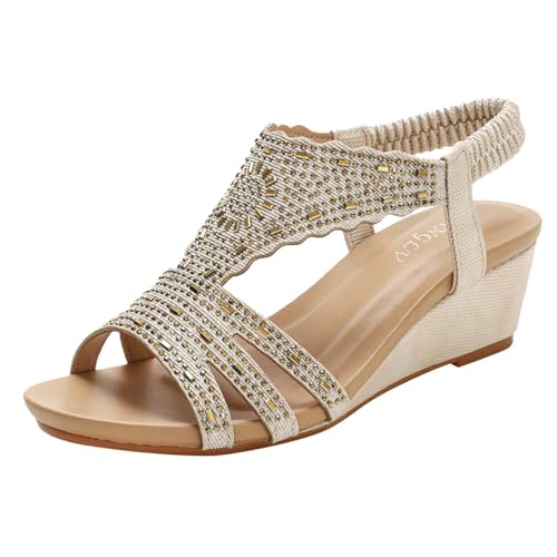 MNRIUOCII Keilsandalen Damen Sommer Casual Offene Zehen Sandaletten Wedge Plattform Riemchensandalen Schuhe Outdoor Keilabsatz Plateau Sandalen Hochzeitsschuhschuhe Partyschuhe Strandsandalen MNRIUOCII Keilsandalen Damen Sommer Casual Offene Zehen Sandaletten Wedge Plattform Riemchensandalen Schuhe Outdoor Keilabsatz Plateau Sandalen Hochzeitsschuhschuhe Partyschuhe Strandsandalen von MNRIUOCII