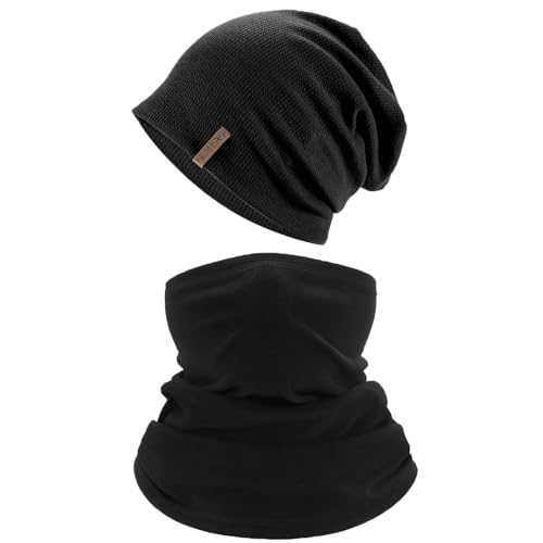 MOAZIFI Mütze Damen Herren Mit Schlauchschal, Dünne Mütze Damen, Dünne Mütze Herren, Beanie Herren, Baumwollmütze Damen, Beanie Mütze Damen, Für Laufen Skifahren Radfahren Snowboarden Motorradfahren MOAZIFI Mütze Damen Herren Mit Schlauchschal, Dünne Mütze Damen, Dünne Mütze Herren, Beanie Herren, Baumwollmütze Damen, Beanie Mütze Damen, Für Laufen Skifahren Radfahren Snowboarden Motorradfahren von MOAZIFI