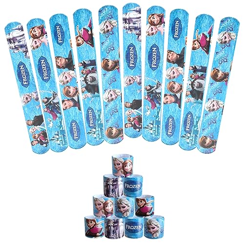 MODALI für Kinder, 10Pcs Frozen Armband Wristband Schnapparmbänder Set für Geburtstag Mitgebsel Kinder Jungen oder Mädchen von MODALI