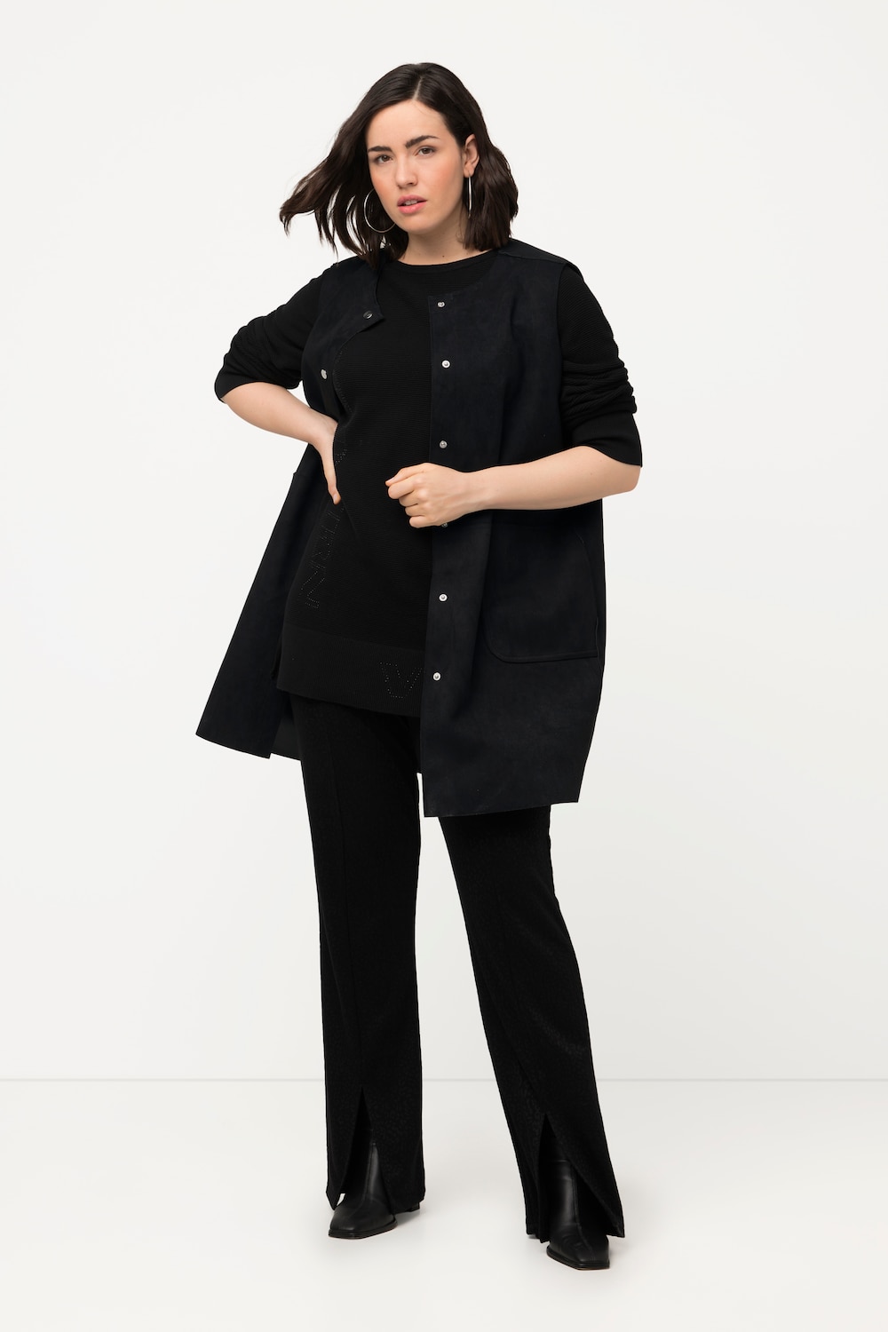Große Größen Wendeweste, Damen, schwarz, Größe: 54/56, Polyester/Synthetische Fasern, Ulla Popken Große Größen Wendeweste, Damen, schwarz, Größe: 54/56, Polyester/Synthetische Fasern, Ulla Popken von MODERN VIEW