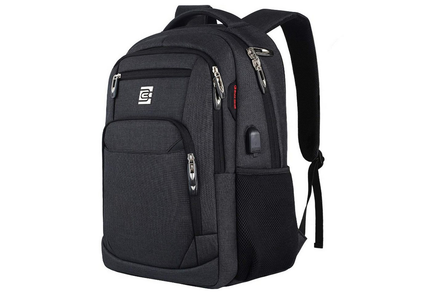 MODFU Laptoprucksack Laptop Rucksack Rucksäcke Schulrucksack Laptoptasche Wasserbeständig (Laptop Notebook Tasche Schule Uni Rucksack Freizeitrucksack, Sportrucksack, mit USB-Anschluss, Anti-Diebstahl, Backpack mit Laptopfach), Herren Damen Jungen Teenager Freizeit Arbeit Business Reisen von MODFU