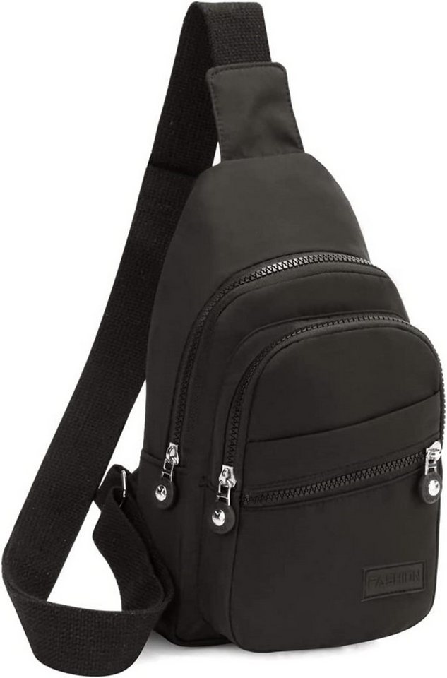 MODFU Schultertasche Brusttasche Sling Schulter Rucksack Rucksäcke Crossbody Umhängetasche (Herren und Damen 30 x 17 x 11 cm, Geldgürtel, Sport, Sporttasche, Groß, Handytasche, Unisex, Anti-Diebstahl), für Outdoor Camping Reisen Wandern Radfahren Multipurpose Tagepacks von MODFU