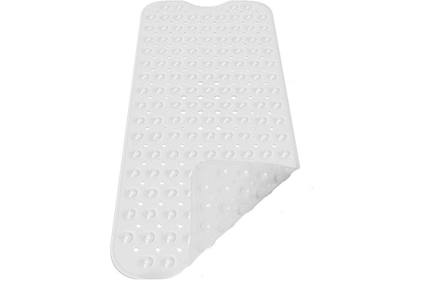 MODFU Wanneneinlage Antirutschmatte Badewanne Duschmatte Badewannenmatte rutschfest, B: 40 cm, L: 101 cm, Wanne Anti-Rutsch mit Abflusslöchern Schimmelresistent Maschinenwaschbar, 1-tlg., 101x40cm BPA frei Badematte, nur für glatten nicht strukturierten Duschwannenböden von MODFU