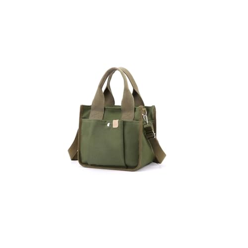 MOEIDO Umhängetasche Bag for women, shoulder bag, canvas handbag, large capacity crossbody bag for women(Green) von MOEIDO