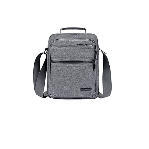 MOEIDO Umhängetasche Grey Messenger Bag, geeignet for Reisen, Einkaufen usw., vertikaler Stil, anwendbare Szenarien: Sport von MOEIDO