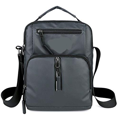 MOEIDO Umhängetasche Herren Messenger Bag Hohe Qualität Herrenhandtasche Wasserdichte Männer Umhängetasche Lässig Light Boy Travel Messenger Bag(Color:Gray) von MOEIDO