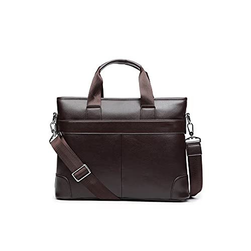 MOEIDO Umhängetasche Männer Handtasche Männer Messenger Bags Casual Männliche Crossbody Reisetaschen Für Männer Umhängetasche Business Aktentaschen(Color:Bruin) von MOEIDO