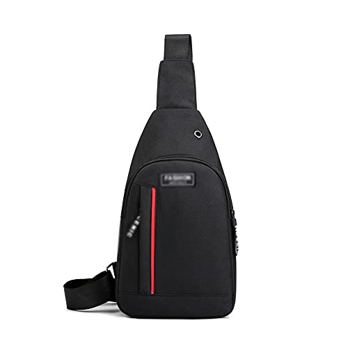 MOEIDO Umhängetasche Männer Multifunktions Umhängetasche Crossbody Tasche auf Schulter Reise Sling Bag Pack Messenger Pack Brusttasche for Männer(A) von MOEIDO