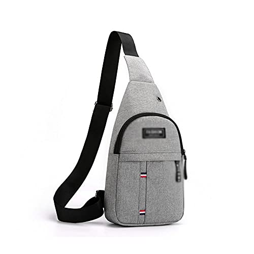 MOEIDO Umhängetasche Männer Multifunktions Umhängetasche Crossbody Tasche auf Schulter Reise Sling Bag Pack Messenger Pack Brusttasche for Männer(D) von MOEIDO