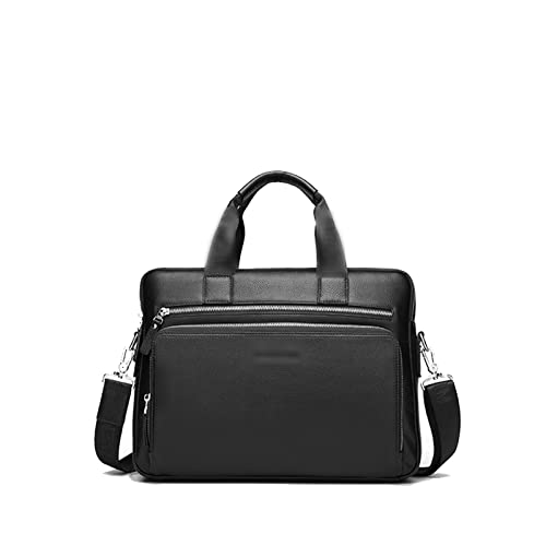 MOEIDO Umhängetasche Männer Tasche Echtes Leder BriefcaseSlaptop Tasche Herren Business Crossbody Bag Messenger/Umhängetasche for Mann von MOEIDO