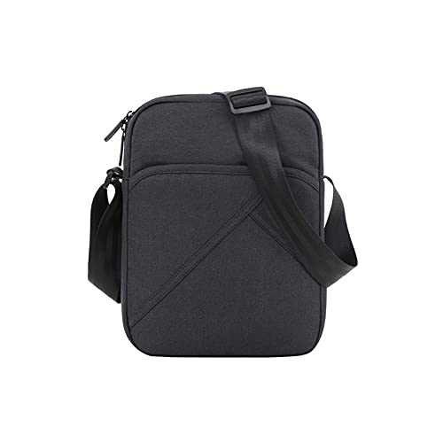 MOEIDO Umhängetasche Männer Tasche Licht Männer Umhängetasche Für Tasche Wasserdichte Casual Crossbody Bag Black Canvas Messenger Bag Schulter von MOEIDO