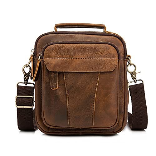 MOEIDO Umhängetasche Männer Umhängetasche Große Kapazität Tasche Leder Männer Lässige Design Schule Messenger Bag von MOEIDO