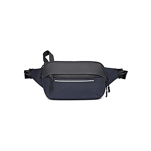 MOEIDO Umhängetasche Männer Umhängetasche Sport Einfache Mode Multifunktionale Brusttasche Erweiterbare Messenger Taille Crossbody Bag(Color:C) von MOEIDO