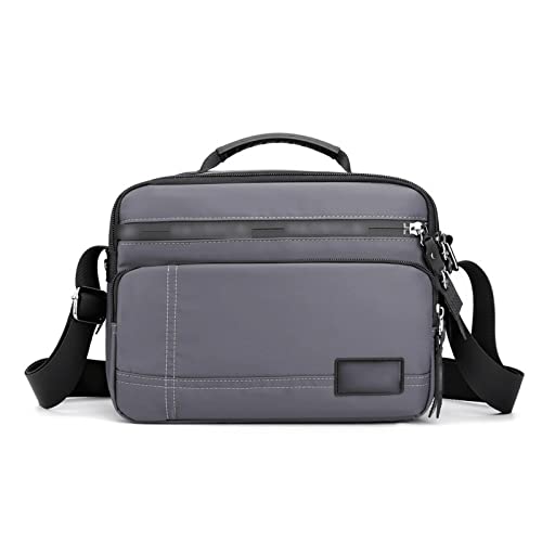 MOEIDO Umhängetasche Mehrschicht Umhängetasche Handtasche Männer Messenger Wasserdichte Tasche Reißverschluss Tasche Messenger Bag Leichte von MOEIDO