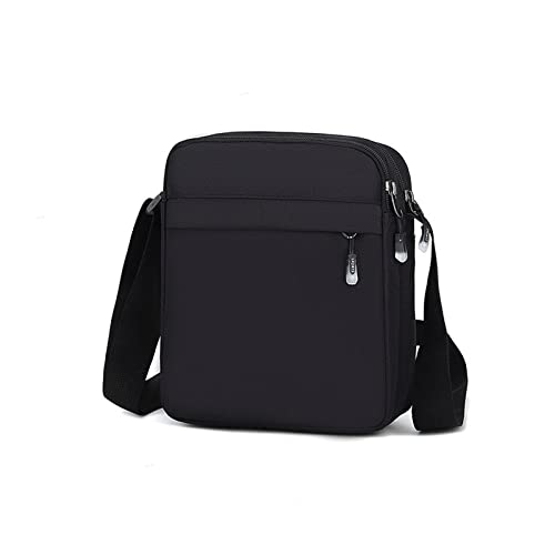 MOEIDO Umhängetasche MenThin and Light Shoulder Bag Unisex Oxford Cloth Small Messenger Bag Casual Simple Mobile Phone Crossbody Bag(Color:L) von MOEIDO