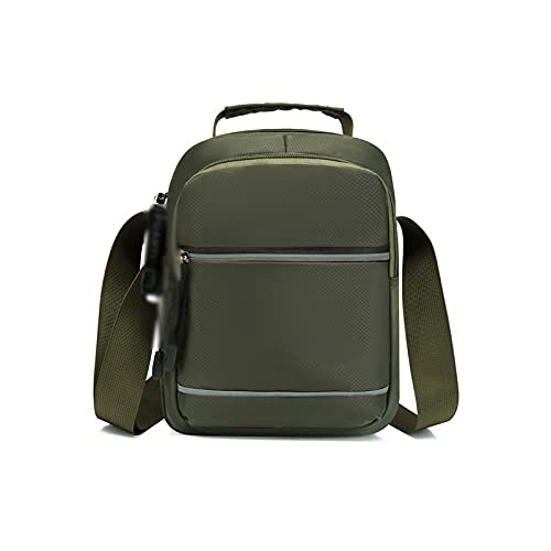 MOEIDO Umhängetasche Oxford Crossbody Taschen für Männer im Freien Multifunktions Reisen Wasserdichte Telefon Umhängetasche(Color:Green) von MOEIDO