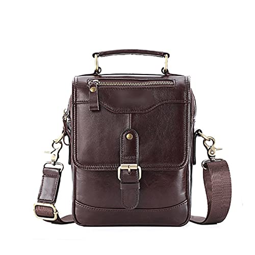 MOEIDO Umhängetasche Taschen Leder Umhängetaschen Retro Männer Casual Handtaschen Handtaschen Cowhide Messenger Bags Herren Business Messenger Bags von MOEIDO